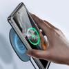 For Samsung Galaxy S22 Ultra 5G Anti-drop Phone Case TPU Frame Clear PC Back Cover with PET Screen Protector