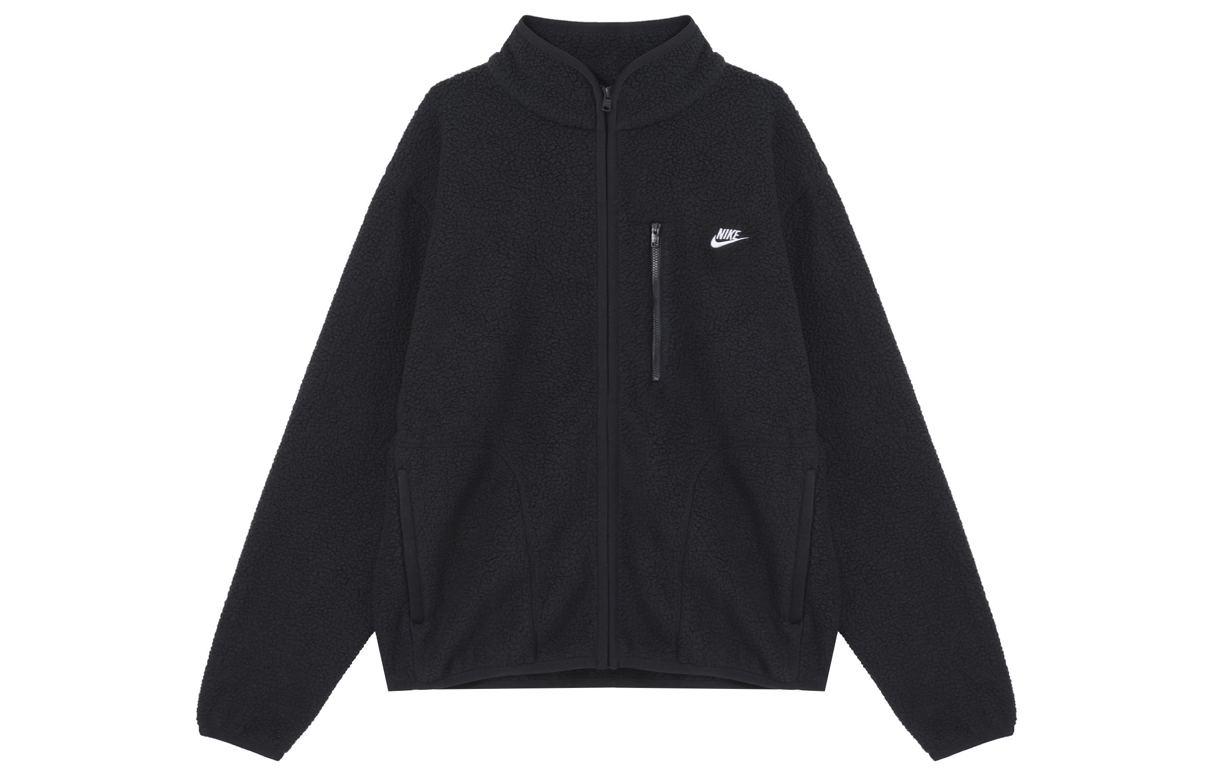 Nike Club Fleece Clothing Men s Black/White FZ0889-010 XL