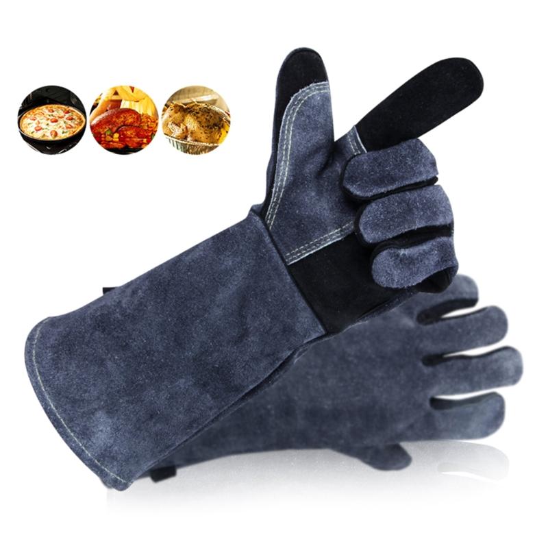 Welding Gloves High Temperature Resistance for Baking Furnace Stove Pot Holder Provide Safety for Protection for Welders