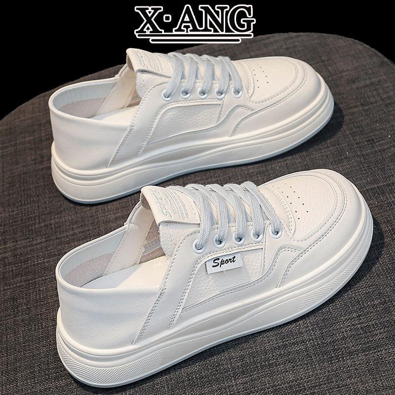 

Autumn new first-layer cowhide little white shoes soft sole not tired feet women s shoes versatile light casual sports shoes 40