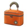 Large-Capacity Pearl Opening Cosmetic Travel Bag, Multifunctional Handheld Toiletry Storage