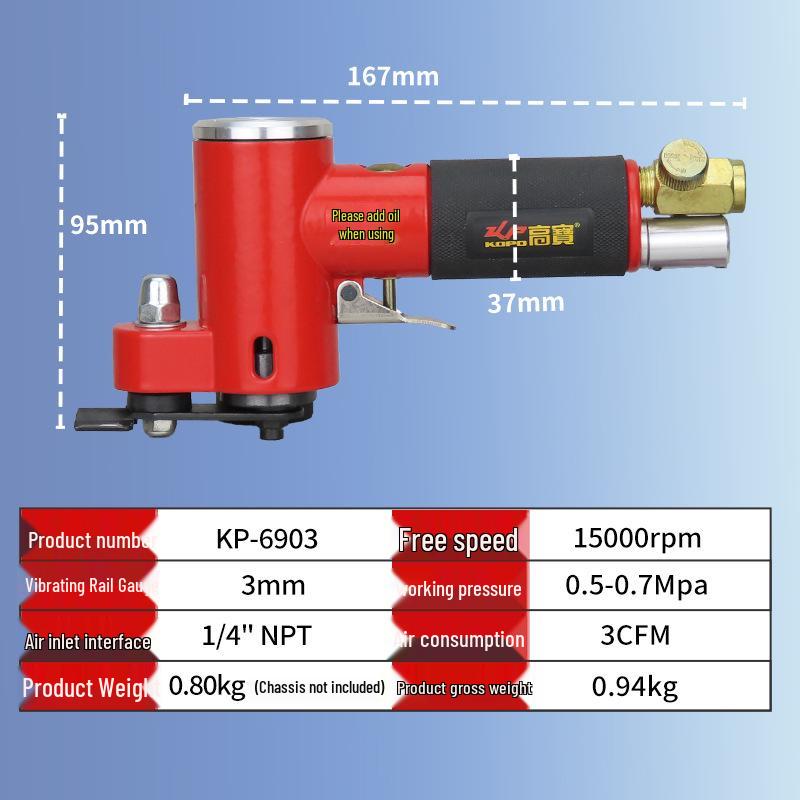 Gaobao Pneumatic Reciprocating Sander and Grinder.
