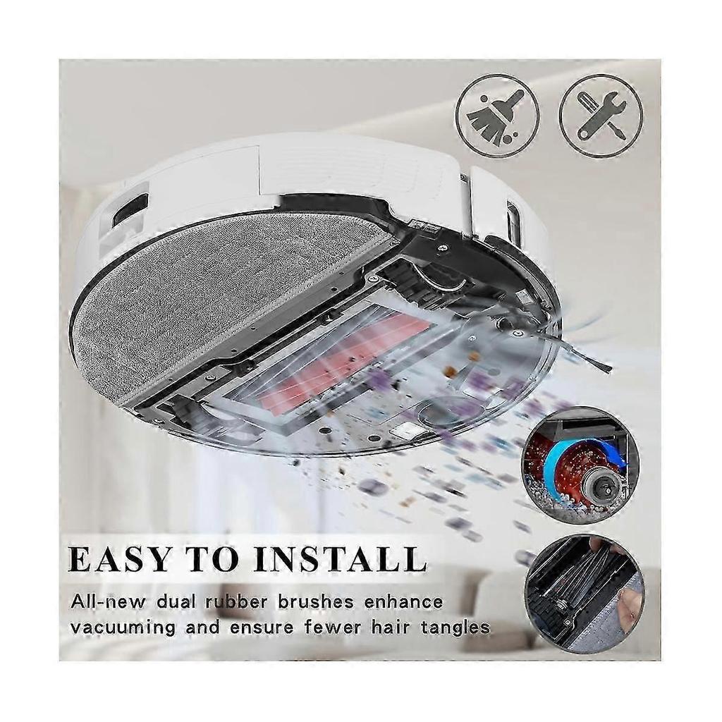 Accessories Kit for S8 Pro Ultra / S8+/ S8 Robot Vacuum Cleaner Main Brush Filter Side Brushes Mop