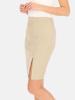 WOMEN' SUEDE SKIRT, ABOVE-KNEE LENGTH