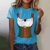Women's Casual Pullover Short Sleeve T-Shirt Oktoberfest Print Crew Neck Top Lightweight Soft Fabric Comfortable Fit