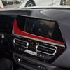 Bright Red Carbon Fiber Car Center GPS Screen Bottom Sticker For BMW Z4 G29 19