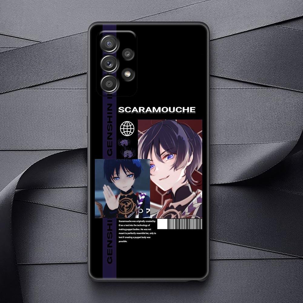 Scaramouche Genshin Impact For Samsung Galaxy A23 Case Galaxy A13 A21s A24 A22 A14 A23 A11 A12 A03 A04s A01 A02 Cover Phone Case