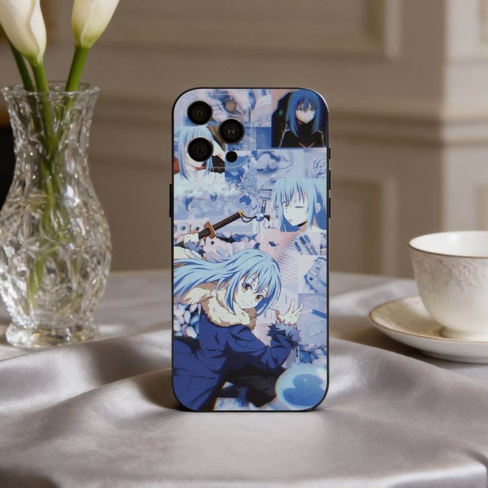 R-Rimuru T-Tempest-T S-Slime Phone Case For iPhone 17pro, 16,15,14,13,12,11 X XR Plus,Others Soft Black Cover