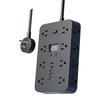 Household 16 Outlets Extender Double Side Outlet Power Strips With USB Port Desk Charging Station for Multiple Devices