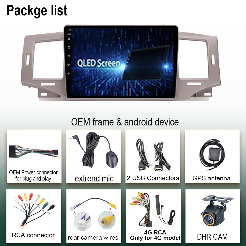 For Toyota Corolla 9 E120 2004-2006 Android 13 Wireless Carplay Car DVD Auto Radio Stereo Player Navigation Touch QLED Screen BT