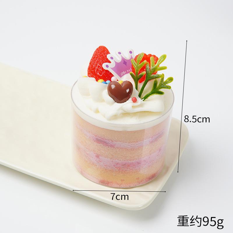 Artificial Ice Cream Cakes Fake Cake Model Pudding Cup Dessert Wedding Party Decoration Cake Shop Display Props Ornament