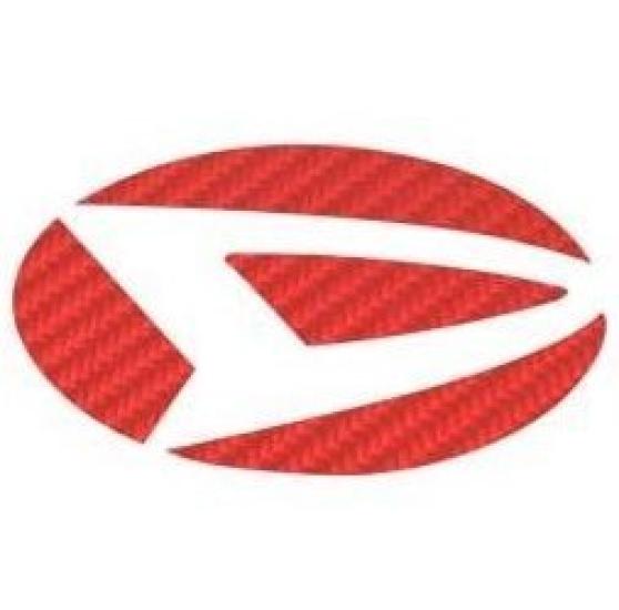 

HASEPRO Magical Carbon Rear Emblem for Daihatsu Move L150S Late Model CED6R (Red) /