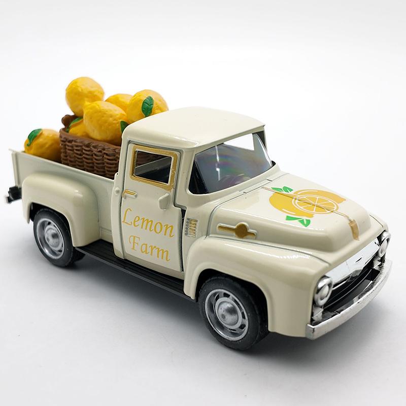 Decoración de Camión de Limones – Decoración de Coche de Limón de Verano, Adorno de Coche de Limón Fresco y Lindo, Decoración de Camión de Limón Amarillo