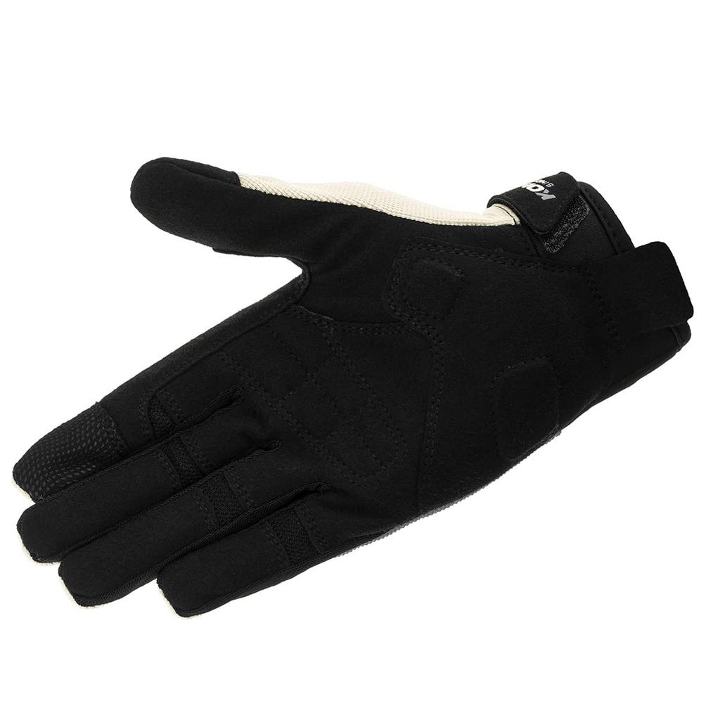 KOMINE Síťované rukavice Ride Alecia Ivory L pro motocykly GK-1683