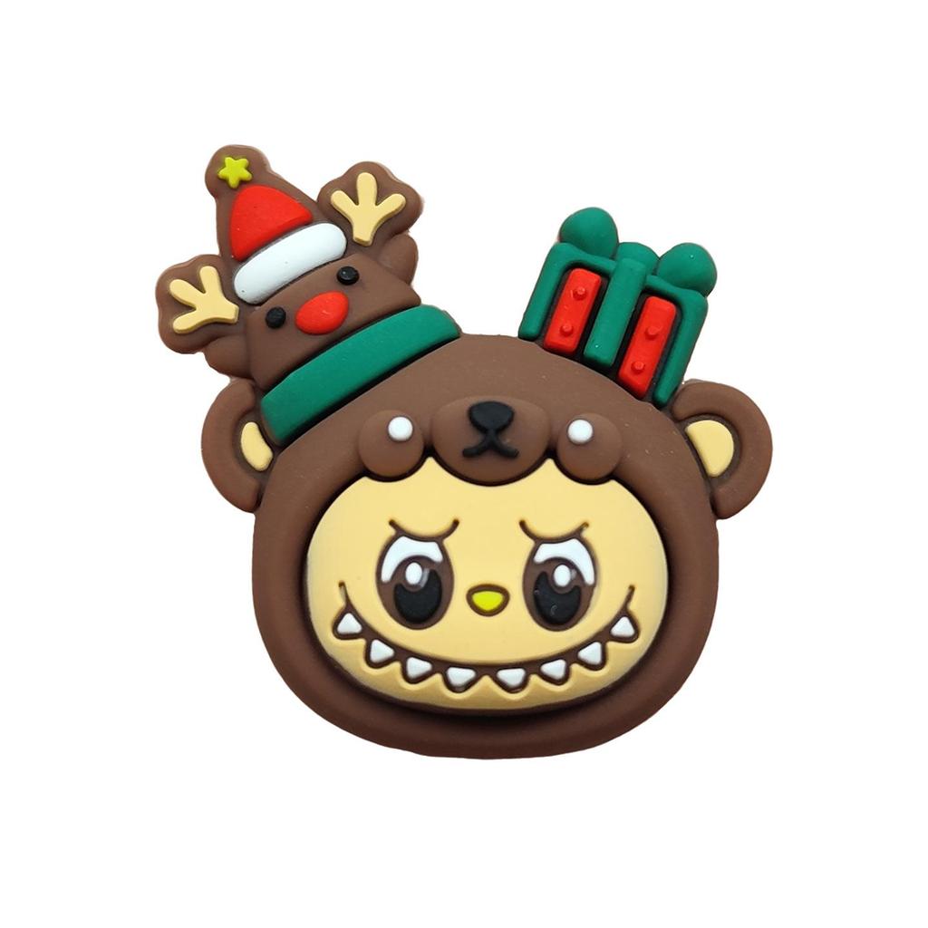 3D Santa Claus Silicone Beads Cartoon Pen for DIY Jewelry and Epoxy Crafting