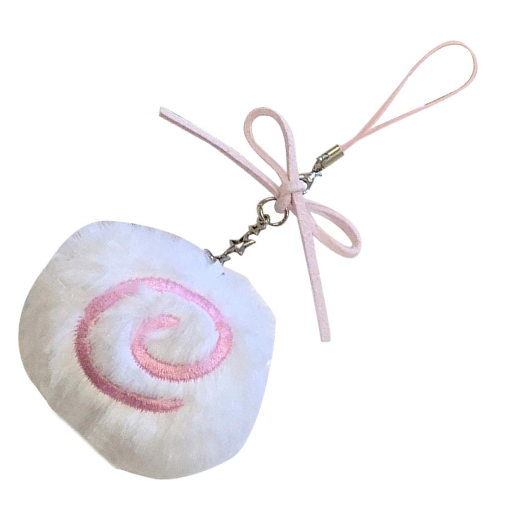 Handcrafted Fish Plate Keychain Pendant Lovely Fish Plate Phone Pendant Soft Bag Ornament Delicate Hangings Accessory