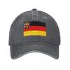 Flag of RhinelandPalatinate GerUnisexy Baseball Cap Sunhat Custom Cap Tactical Cap Hard Hat Hats Unisex Womens