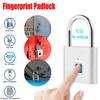 Electronic Semiconductor Fingerprint Lock Smart Door Lock Rechargeable Security Padlock for Dormitory Home