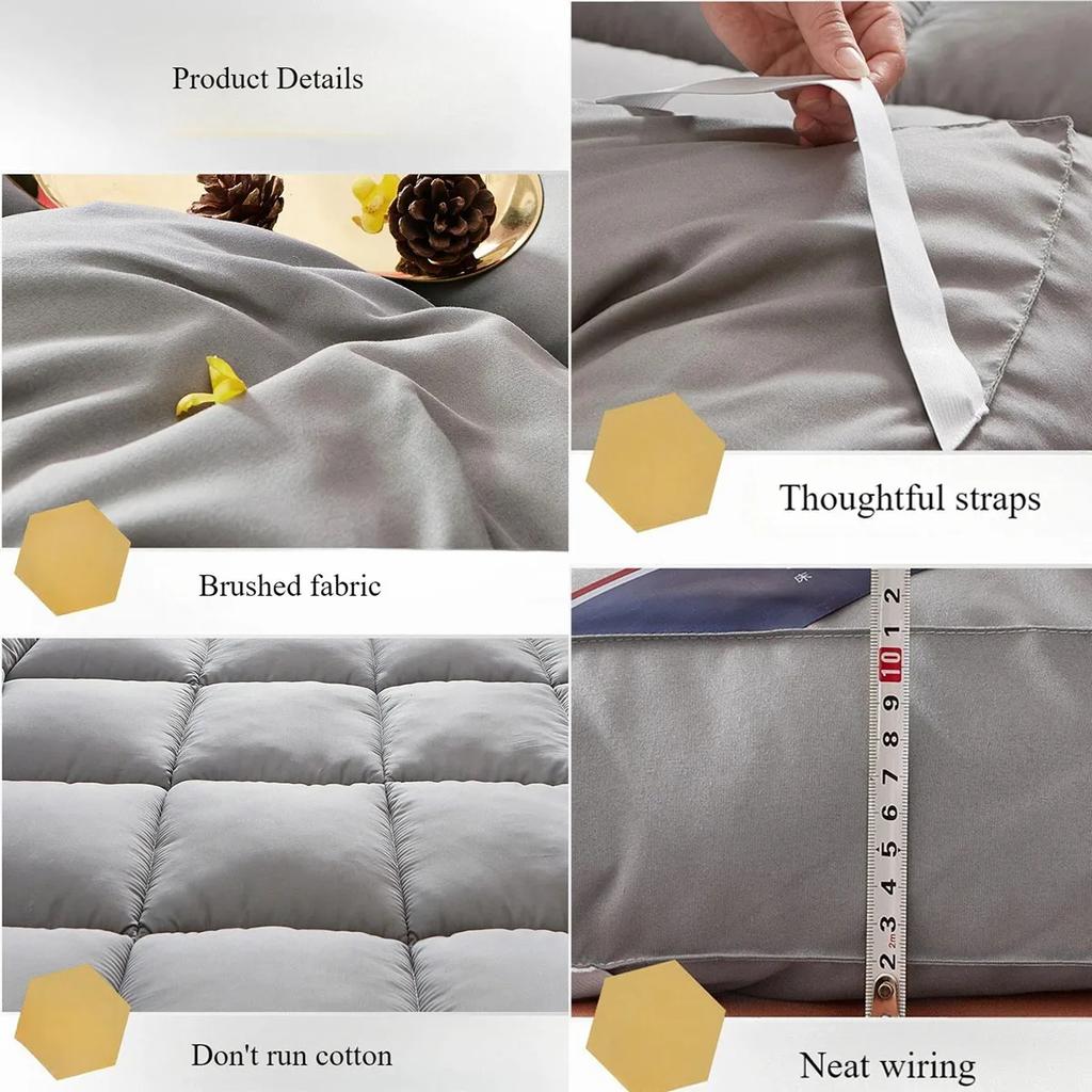 Thickening 10cm Soft Mattress Topper for Tatami Bed Sleeping Guest Breathable and Skin-Friendly Mattresses Folding Toper Floor