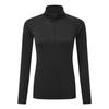 TriDri Womens/Ladies Long Sleeve Performance Quarter Zip Top