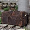 Handmade Leather Duffel Bag, Travel Luggage Duffel Gym Bag Weekender Overnight Bag for Men Leather Sports Duffle Gift Bag for Men