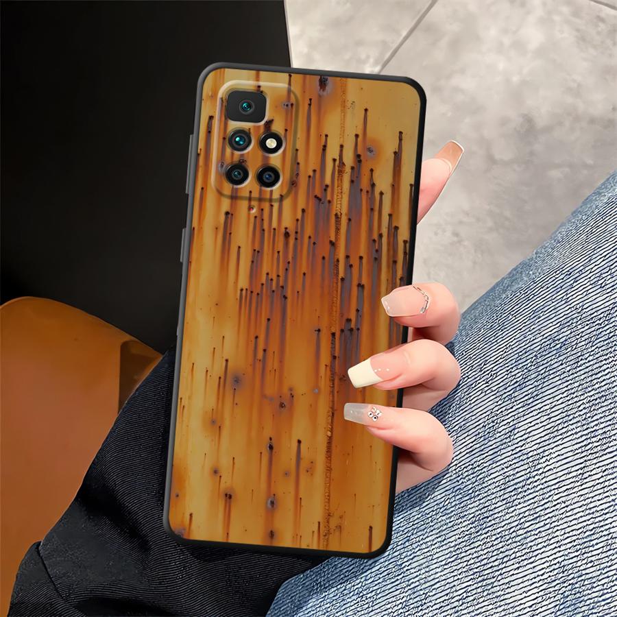 Retro Rust Marks Case for Xiaomi Redmi 9A 9C A5 A1 A2 Plus 10 K40 K50 Gaming 13C 12C K60 9T 12 Funda Phone Cover