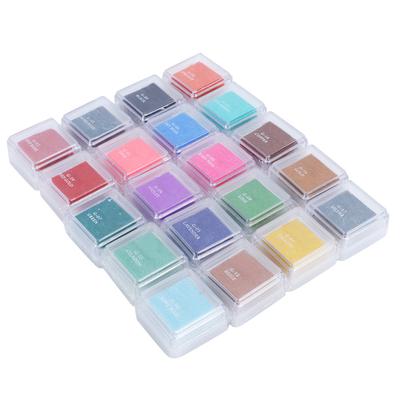 Ink Pad DIY Stamp 20 Colors NonToxic Sculpture Dedicated Card Making HandMade Tools