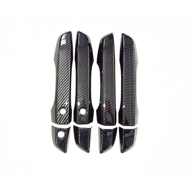 

Ruili114 для Toyota FRONTLANDER Sienna 2022 2023 автомобильные аксессуары внешняя дверная ручка крышка рамка наклейка защита отделка FRONTLANDER carbon