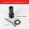 Electric Wrench Conversion Kit: Multifunctional Air Impact, Drill Chuck, Socket & Universal Connector.