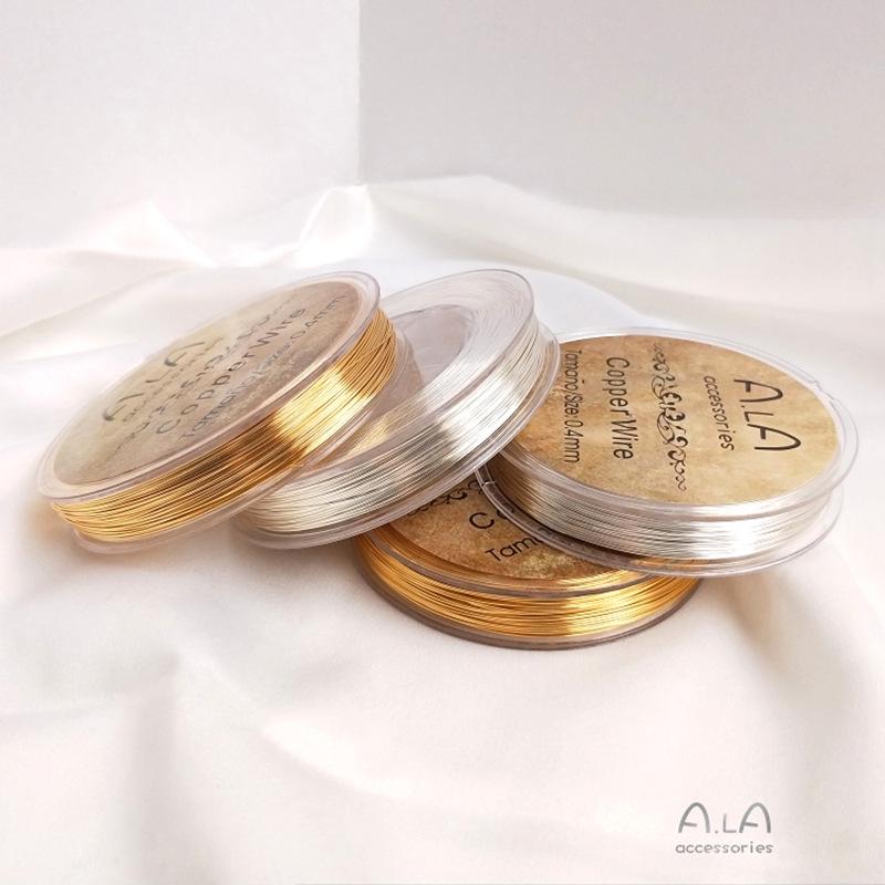 14K Gold-Filled Soft Copper Wire for DIY Jewelry Making