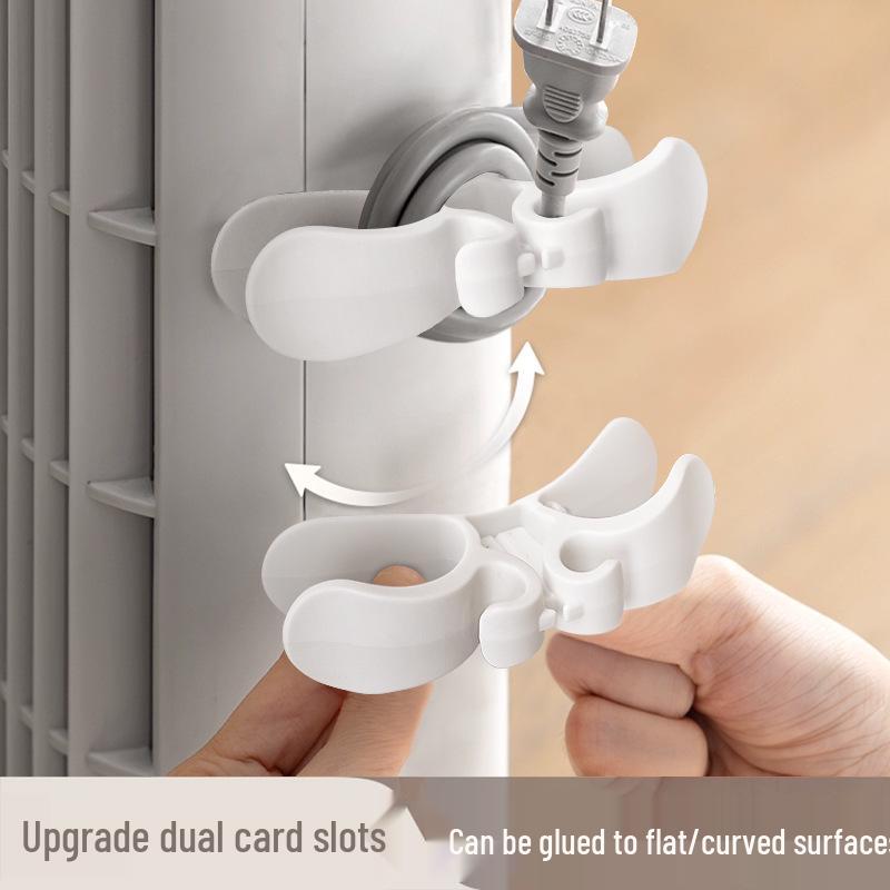 Household Cord Organizer and Holder Clip