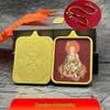 Jiuhuashan Cinnabar Ksitigarbha Thangka Pendant Necklace