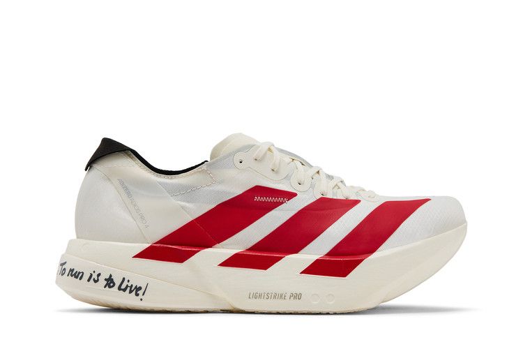 adidas Adizero Adios Pro 4 Off White Besser Scarlet