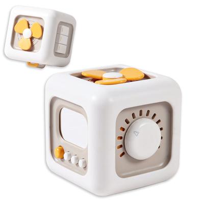 Montessori Busy Cube Kinderspielzeug Sensory Cube Board Busy Block für Kleinkinder Zappelspielzeug Feinmotorik Lernen Lernspielzeug