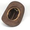 Adjustable Western Cowboy Hat Felt Wide Brim For Men Women