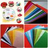 40Pcs Kids DIY Nonwoven Fabric Sheets 10x15cm Multicolor Craft Felt Sheets Easy Glue Art Material Craft Fabric Sheet