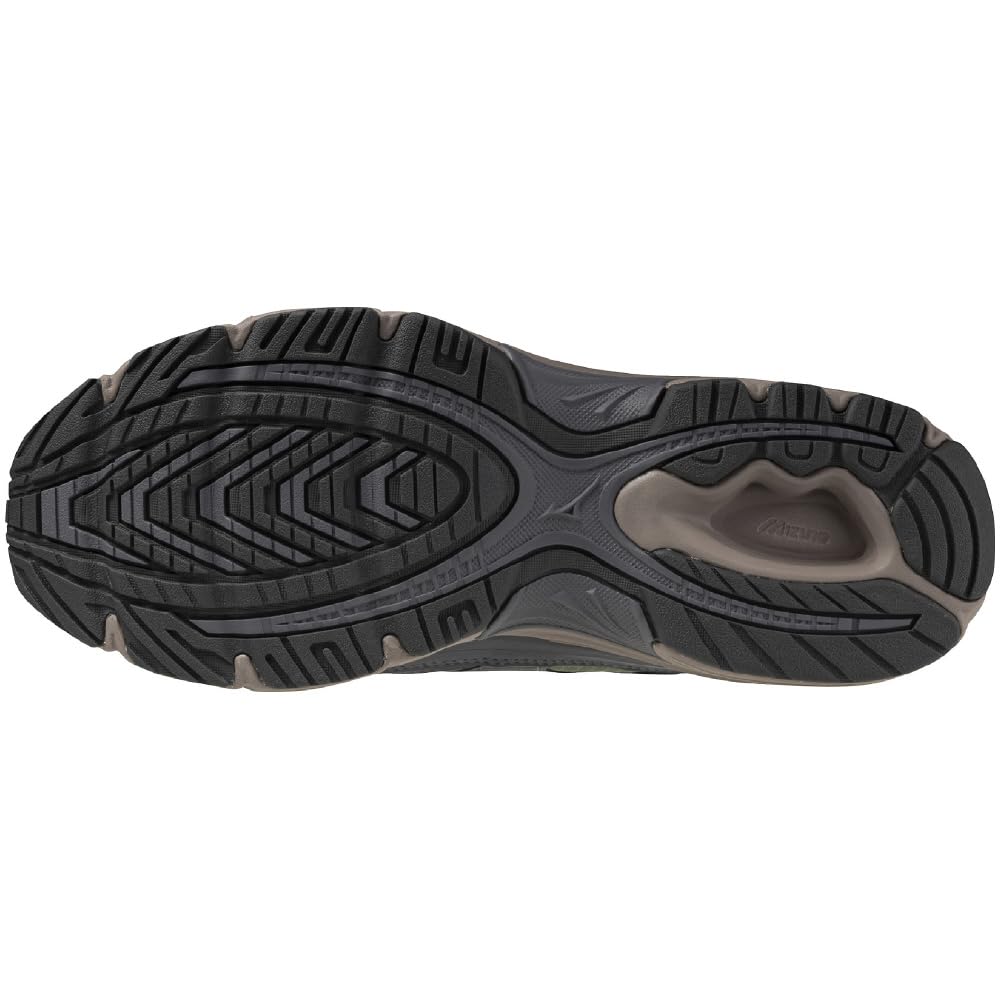 Mizuno MXR Casual Olive Green X Black X Metallic Size 3E Sneakers, Fashion, Commuting, School, Lifestyle, Gray, 28.5 Cm,