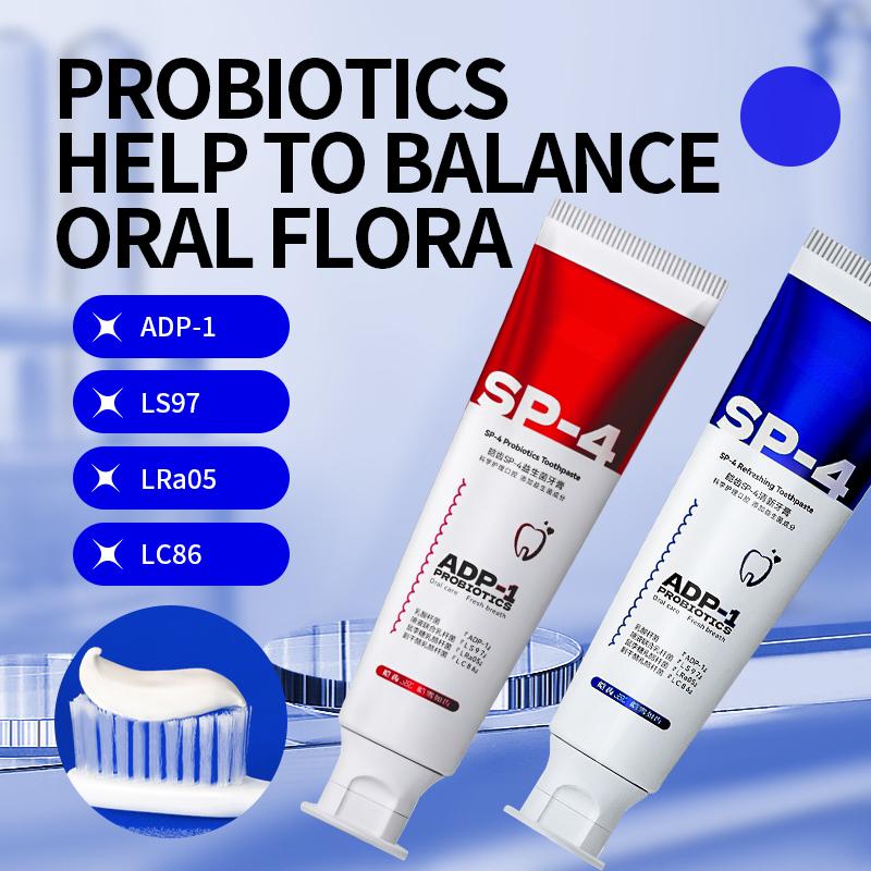 120g Probiotic Toothpaste SP-4 Whitening Tooth Remove Plaque Stains Teeth Whitener Oral Hygiene Clean Fresh Breath Dental