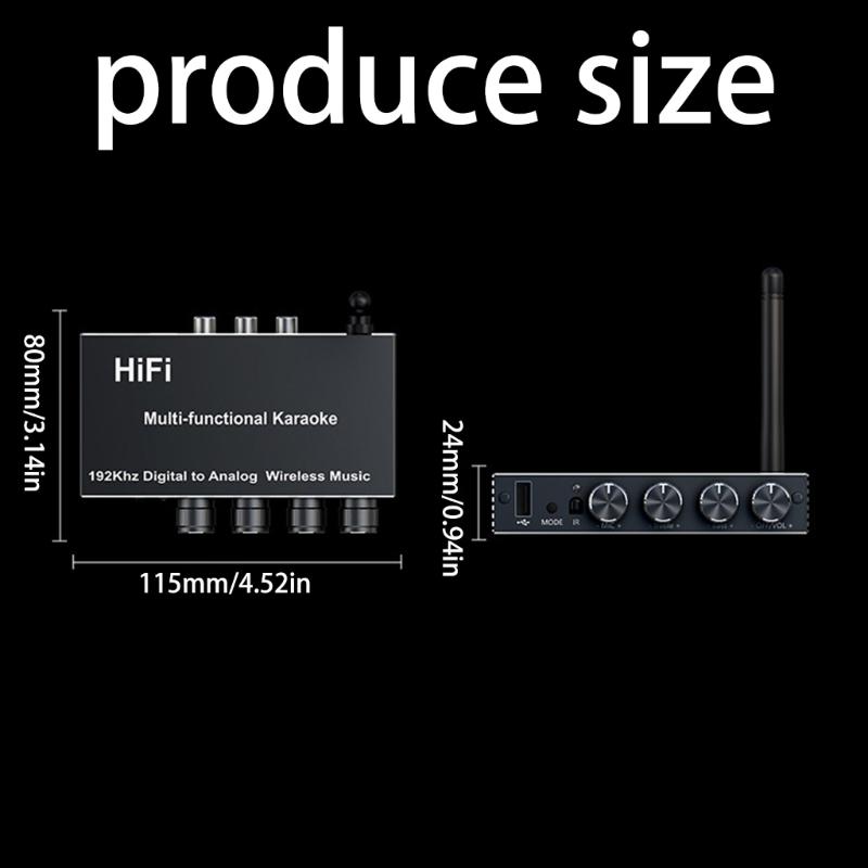 HiFi Bluetooth-compatible Adapter For Stereo Equipment 10M Wireless Transmission 3.5mm USB Support