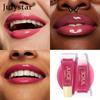 Nude Braun Aufpolsternder Lipgloss Feuchtigkeitsspendendes Frucht-Lippenöl Transparenter Fülle-Lippen-Tönstift Weiche Tube Make-up-Applikator Schönheits Pflege
