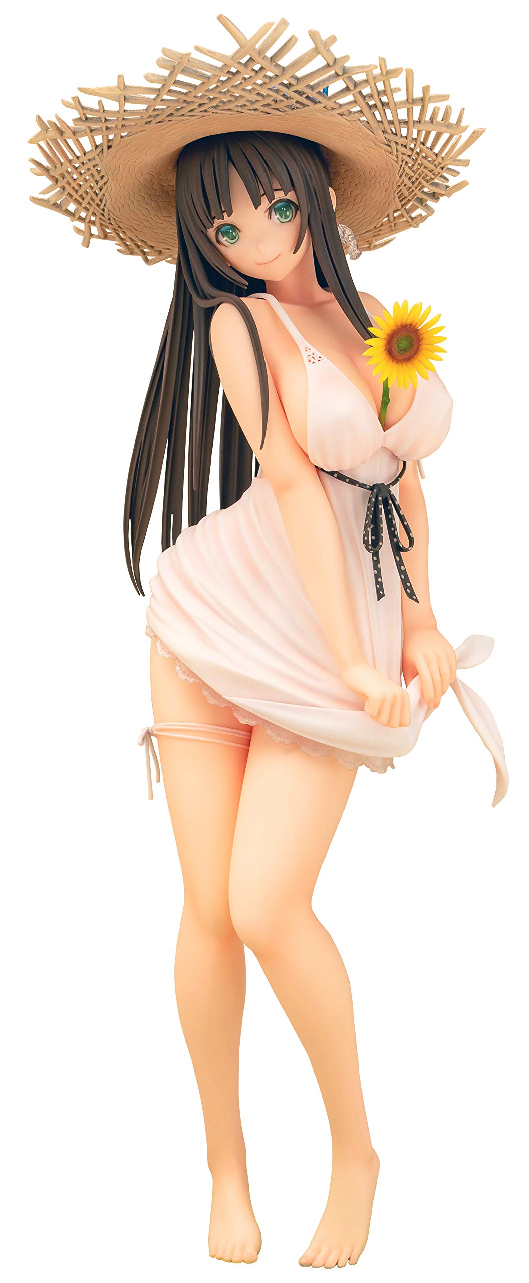 

Suzufuwa Suzunari Flower Garden Project Misaki Utae Scale PVC Painted Complete Figure - - Summer Grass 1/6 белый