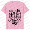 Team Bride Y2k Tops Bridal Shower Wedding Shirt This Witch Is Getting Hitched Lit T-Shirt Halloween Bachelorette Party EVJF Tees