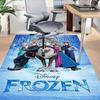 1pc Frozen Disney Home Office, Durable Polyester Floor Mat with Easy, Office Decor, Urban Style, Nonslip Backing, Highquality Fabric