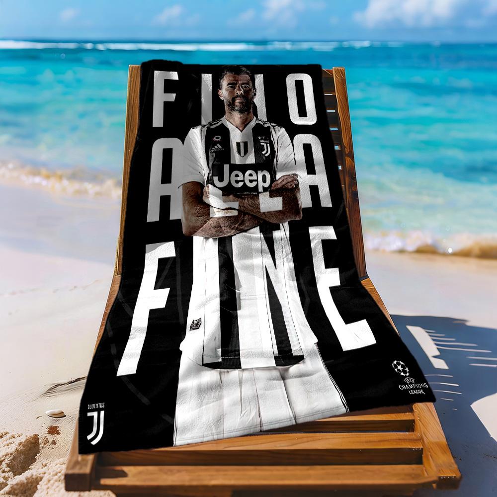 Juventus Beach Towel High Absorbency Quickdry Comfortable Lightweight Suitable For Swimming Gym Camping Yoga Vacation
