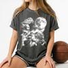 Comfort Colors Bearded Dragon Shirt, Three Lizard Moon Graphic Tee, Reptile Lover Gift