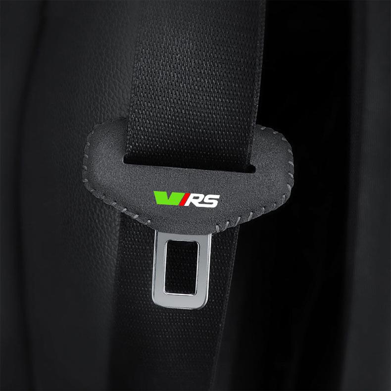 

Car Seat Belt Buckle Protector Cover Anti-Scratch For Skoda VRS Octavia 2 3 Kamiq MK3 Kodiaq Karoq Superb Fabia Auto Accessories