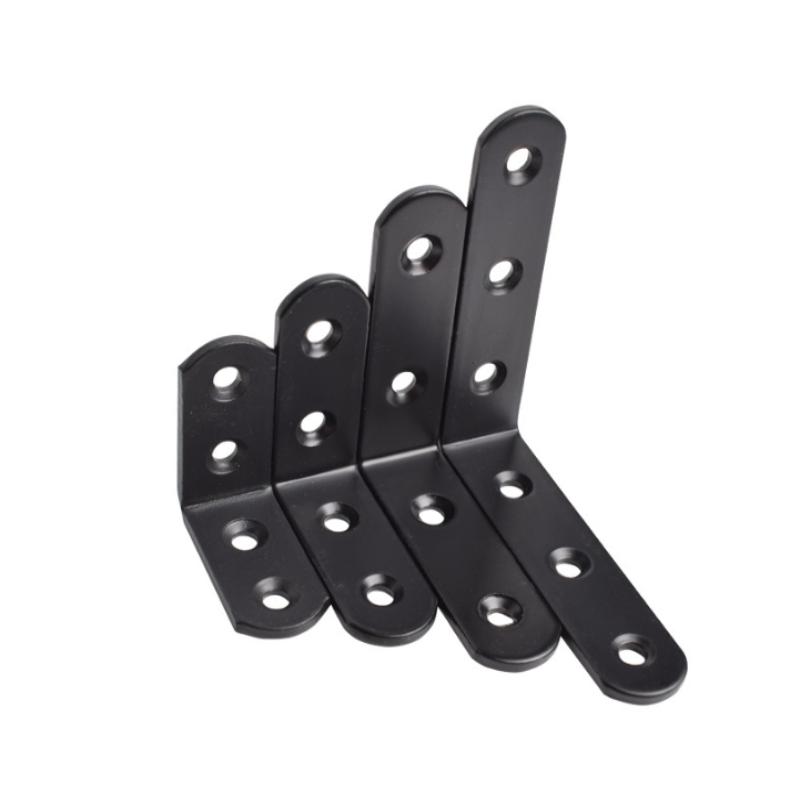 {QTG333} 10/20 Pcs Angle Bracket Stainless Steel Right Shelf Support Corner Bracket 90° Furniture L/I Shape Bracket