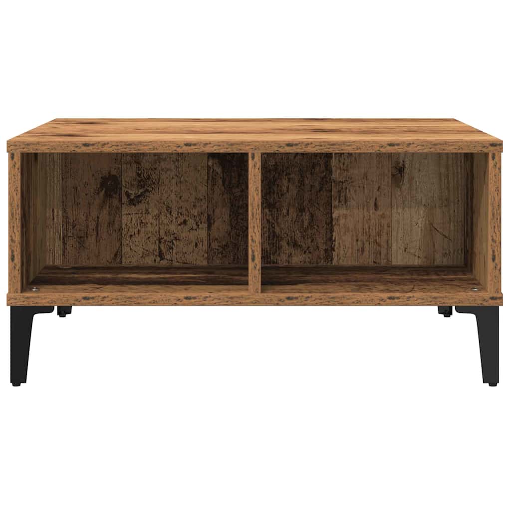Coffee Table Reclaimed Wood Look 60 X 60 X 30 Cm