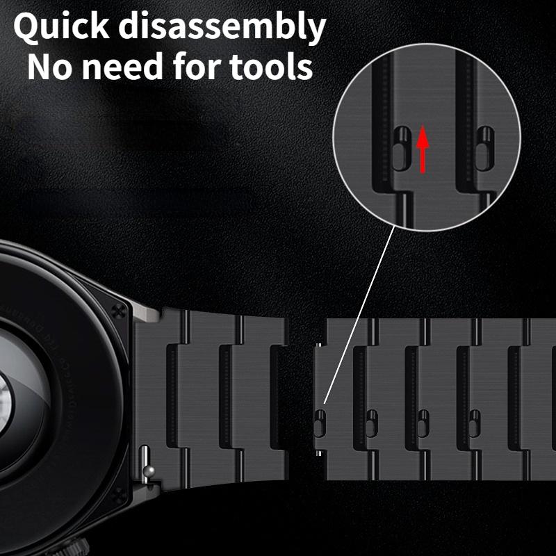 22mm Titanium Strap For Huawei Watch 6 GT4-5-6 Pro 46mm Fashion Lightweight Metal Bracelet For Amazfit GTR 4 3/Balance 2/Bip 6 5