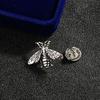 i-Remiel Fashion Retro Creative Bee Brooches Suit Wedding Brides Men's and Women's Shirt Collar Pin Accessories for Women 1 PCS
